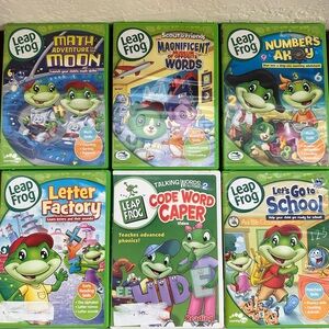 Leapfrog Educational DVD lot of 6